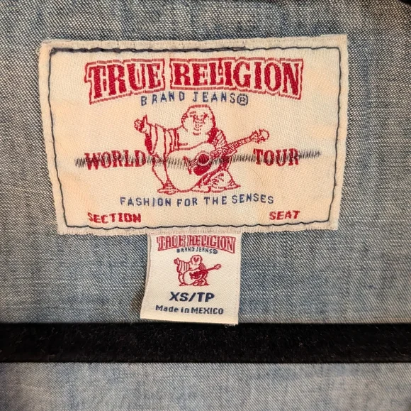 Denim Sleeveless Romper with Belt - Picture 9 of 9